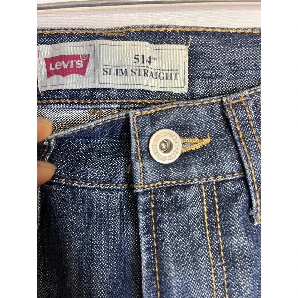 Levi's Performance 514 Straight Jeans Sz 16 Slim Fit Blue YOUTH‎ Boys